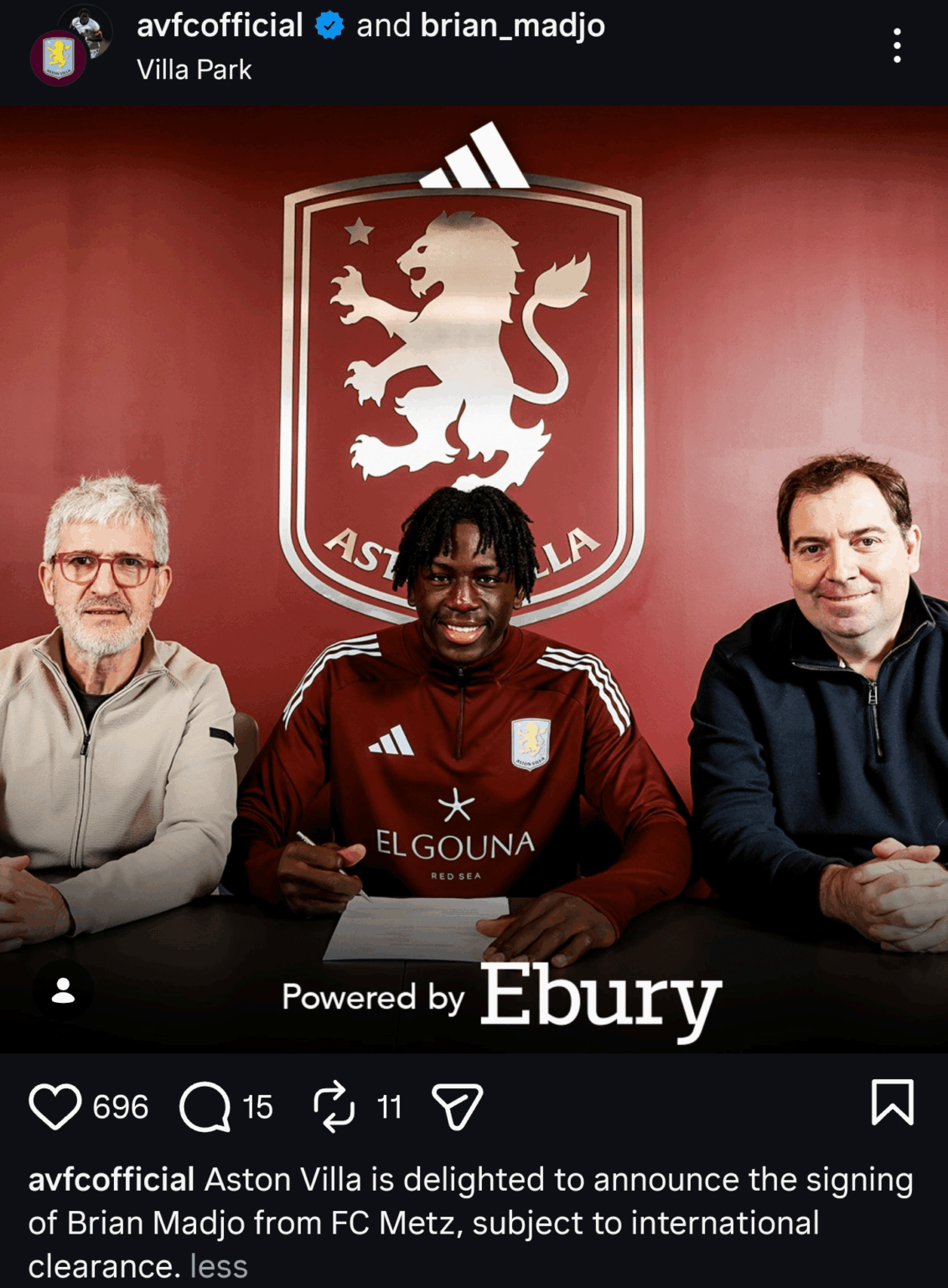 Please welcome big Brian Madjo