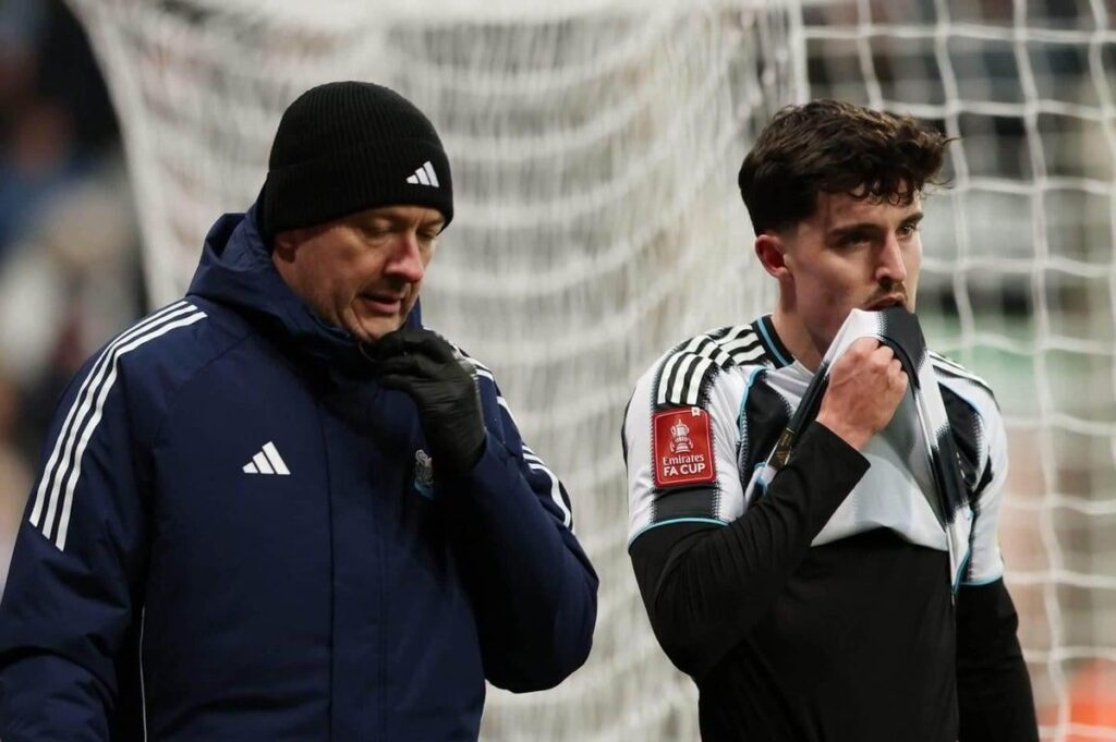 Newcastle’s Tino Livramento out with suspected hamstring problem, Eddie Howe says