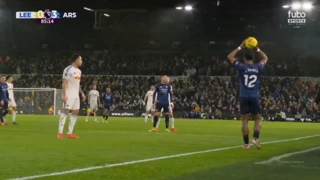 Gabriel Jesus goal against Leeds United (A) [Full buildup, multiple replays]