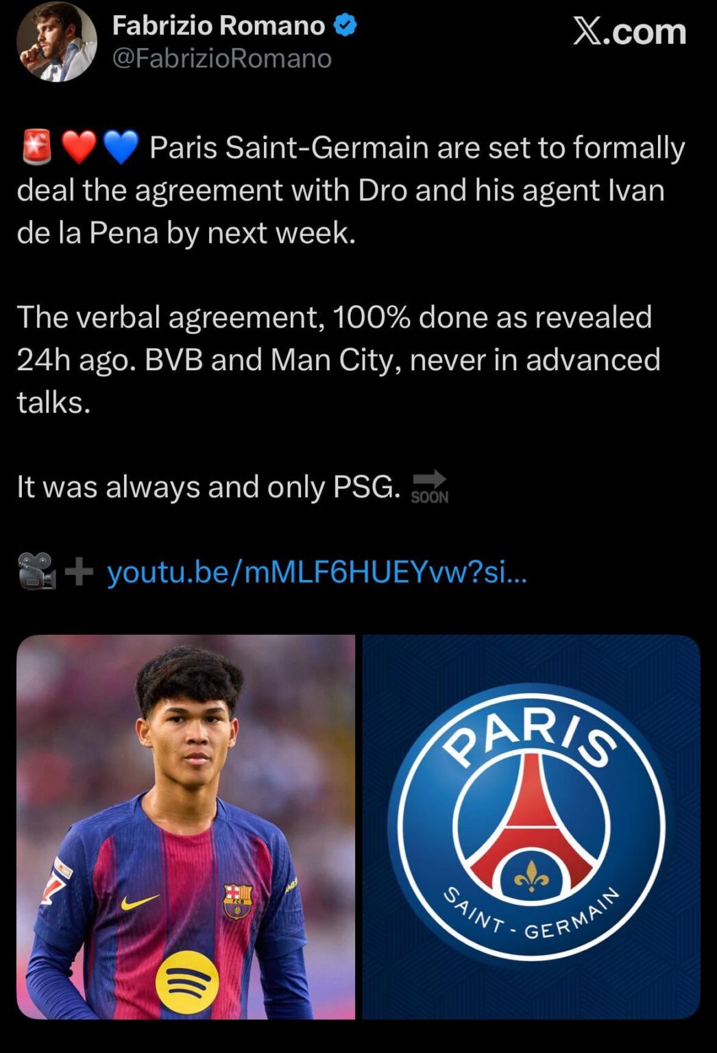 Dro Fernandez, here we go soon