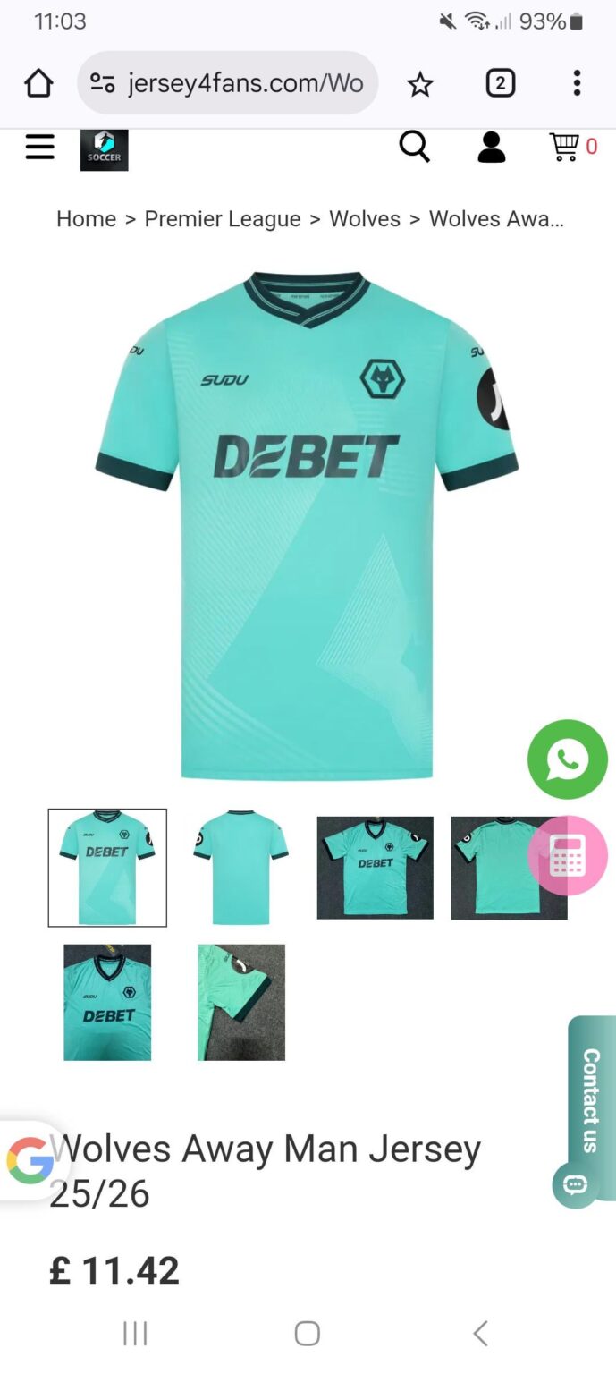 Going to my first match soon & looking to get a shirt. are shirts from sites like this noticeable that they are fakes or do they look legit in person?