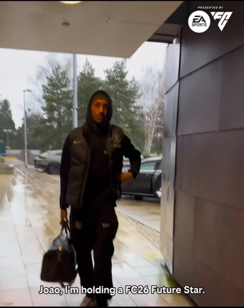 The squad with Estevao's new FC card