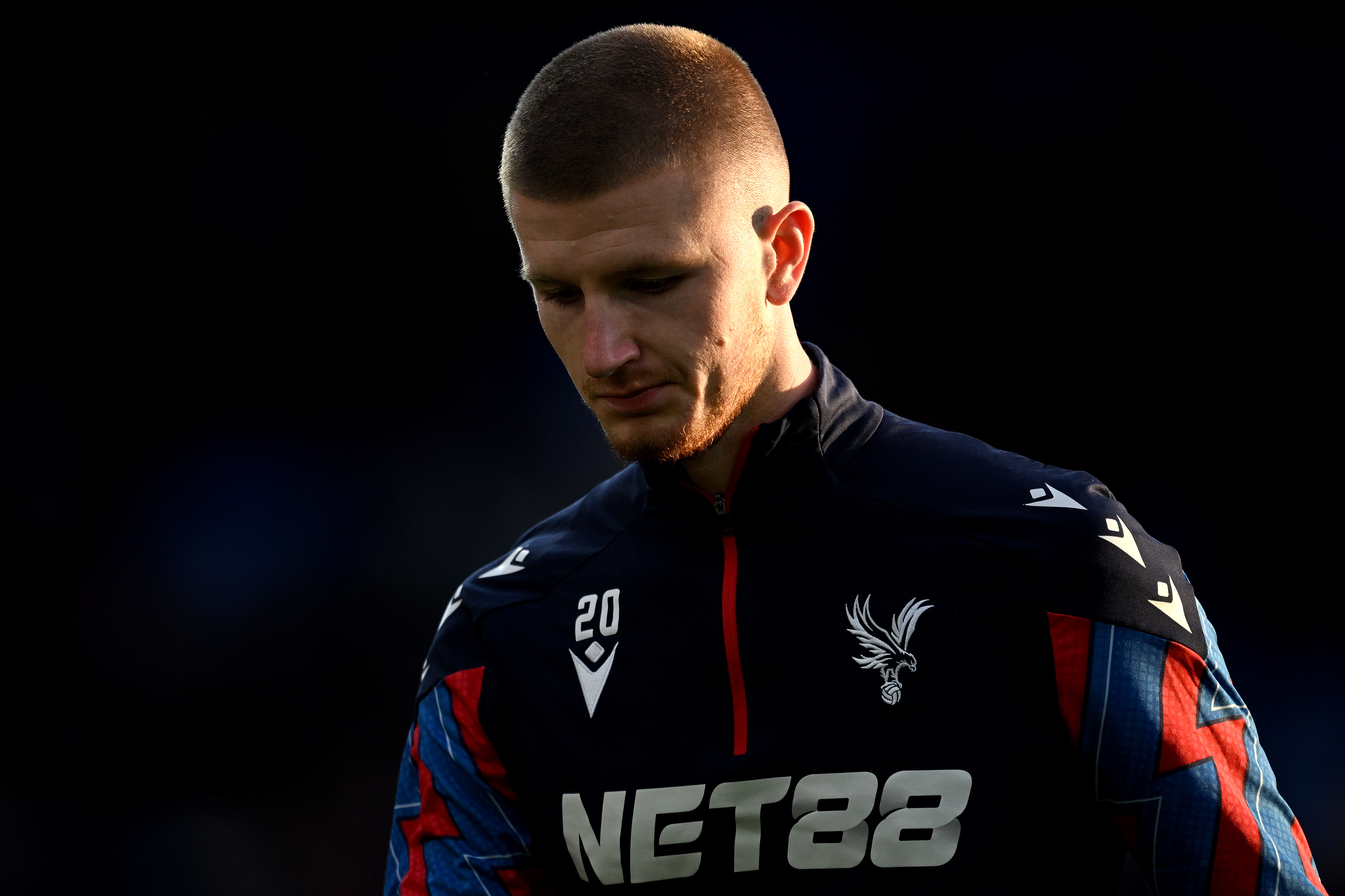 Adam Wharton looking on