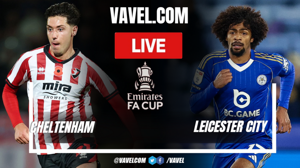 Cheltenham vs Leicester City LIVE Score Updates: Patson Daka scores (0-1) | 01/10/2026 VAVEL logo