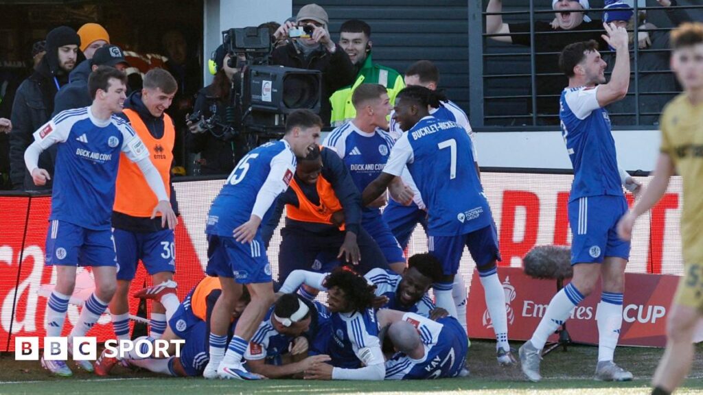 The magic of the FA Cup. The holders Crystal Palace knocked out by non-league Macclesfield