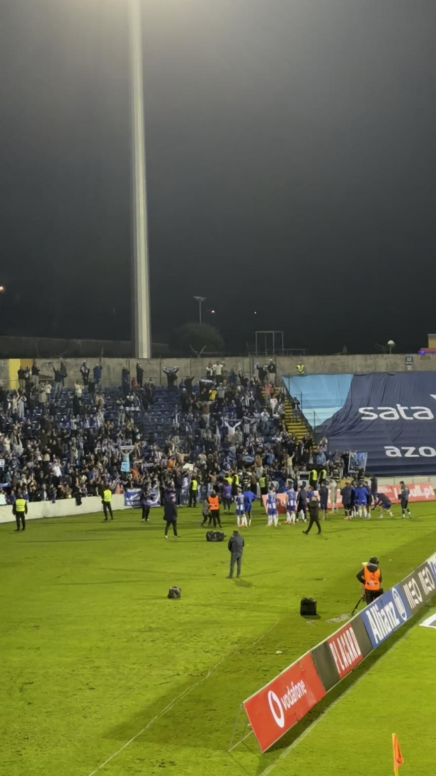 Ambiente no estádio