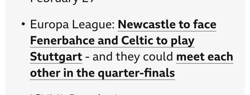 As if we needed any more fixtures