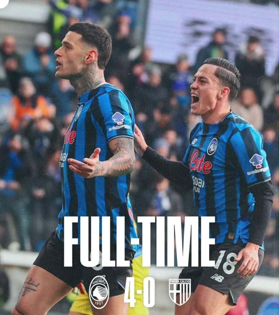 Atalanta 4-0 Parma