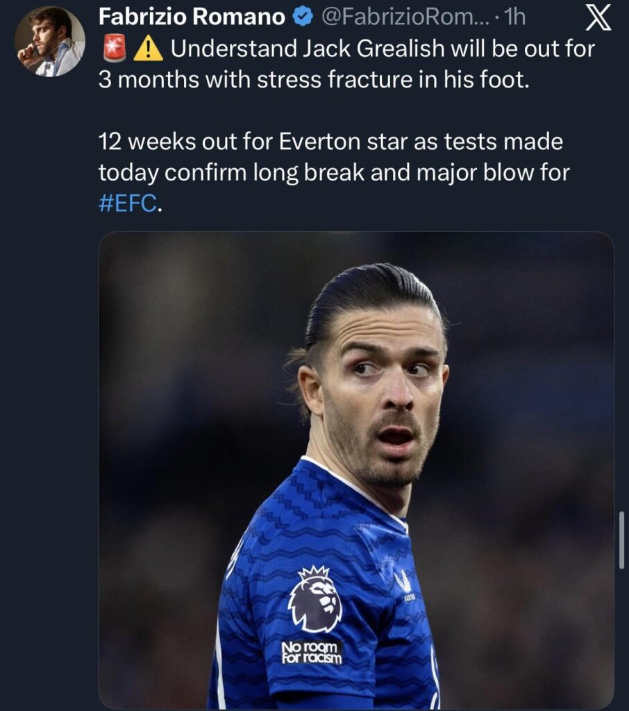 Grealish Update
