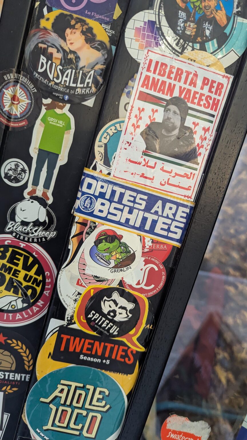 Seen at my local bar in Genoa