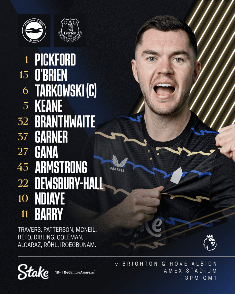 Your Toffees to take on Brighton!