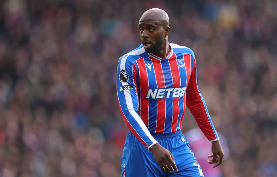 Jean-Philippe Mateta of Crystal Palace during the Premier League match between Crystal Palace and Chelsea at Selhurst Park on January 25, 2026 in London, England