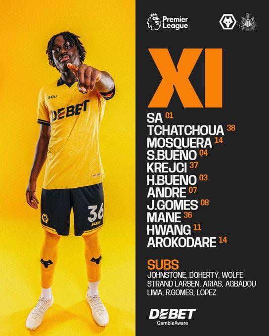 Lineup for Newcastle