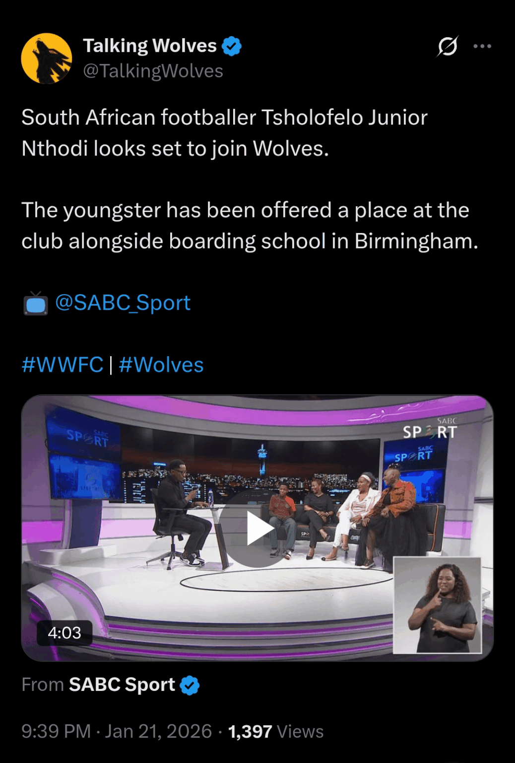 You know it's slim pickings on the incoming front, when this is the transfer deal you see getting reported on 🤷‍♂️