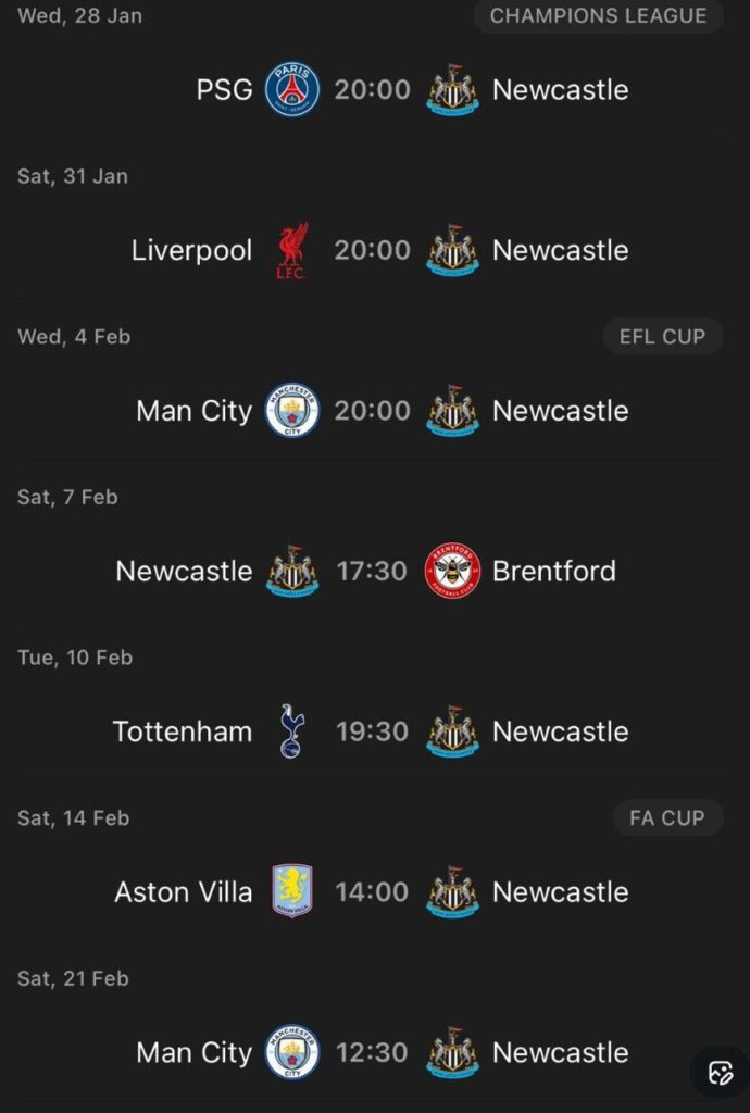 Has there ever been a more difficult gauntlet of away games? (that Brentford home game will be crucial)