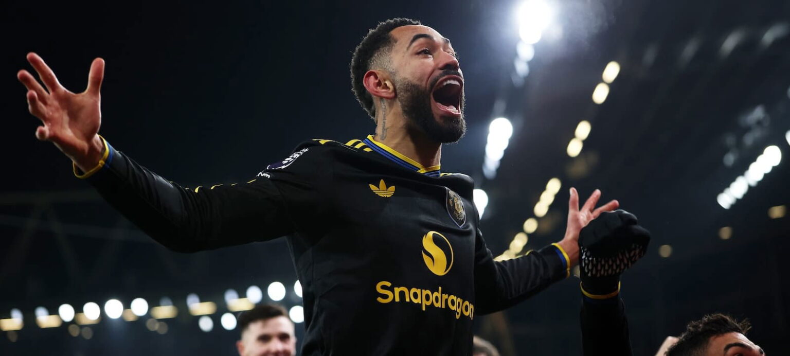 Man United vs Fulham line-up prediction: will Dorgu’s absence prompt a re-think? – Man United News And Transfer News Picture of Matheus Cunha celebrating winning goal vs Arsenal