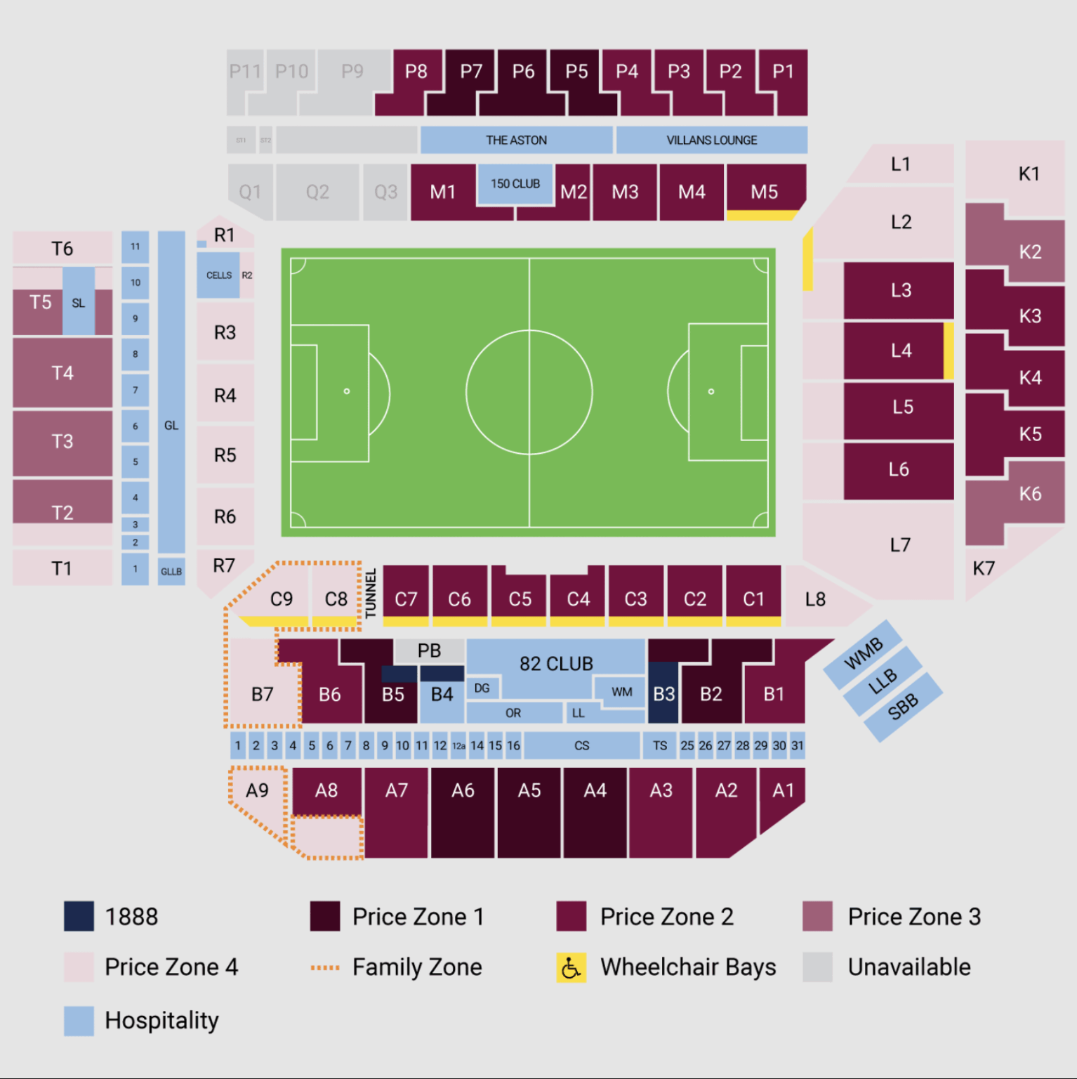 Best seat in Villa Park for my first game?