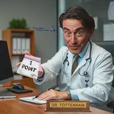 Thank you Dr Tottenham for giving us the cure we needed to commence our return to massiveness after 2 straight wins