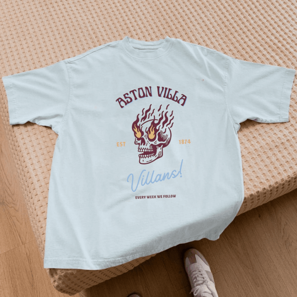 Aston Villa Flaming Skull Villans !