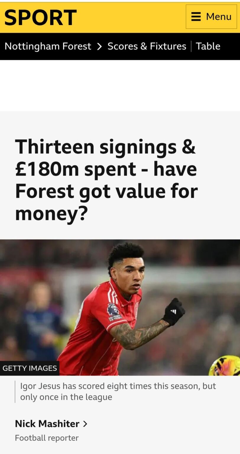 You know you're up shit's creek when Nick Mashiter is writing about you