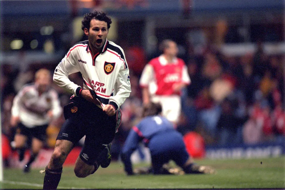 Giggs scored one of the most famous goals in English football history against Arsenal in an FA Cup semi-final replay in 1999
