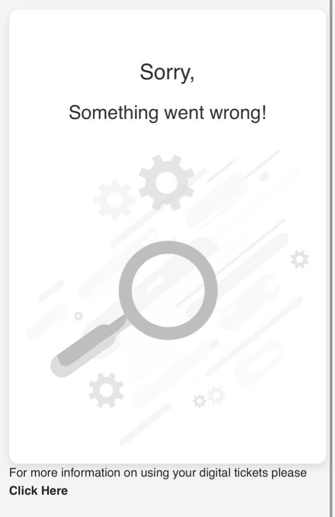 Trying to add my digital season ticket onto my phone again
