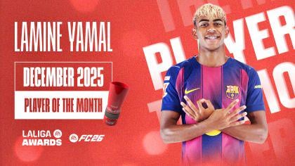Best player in the world goes back-to-back for La Liga's player of the month.