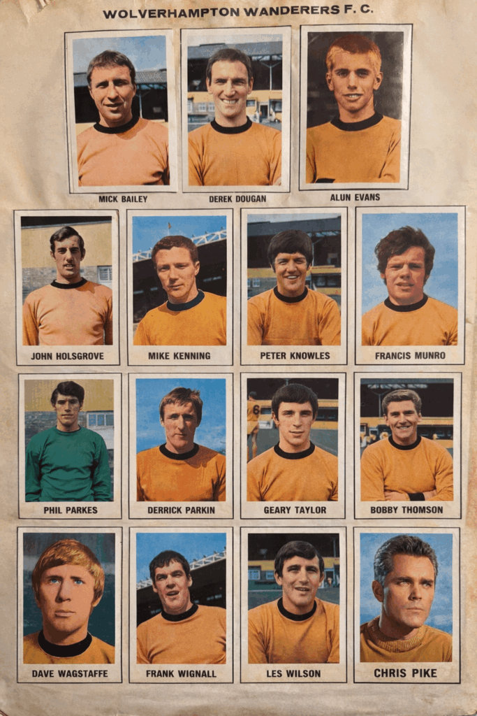 Had a little fun with the 1968-69 Wolves Sticker Set