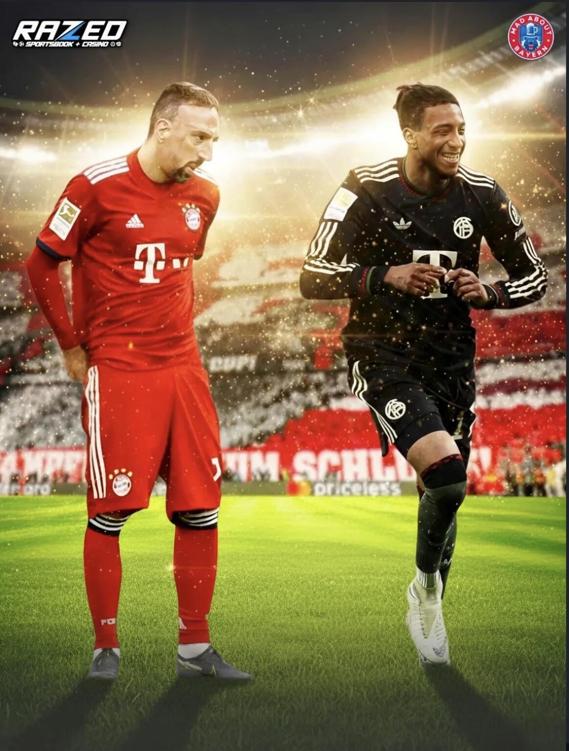 RECORD: Micheal Olise “recreates” Frank Riberys story.