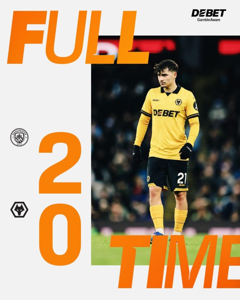 Post Match Thread. Man City 2-0 Wolves