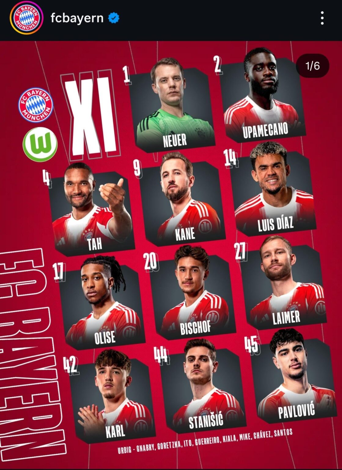 Excited to see Tom starting instead of Goretzka for midfield :)