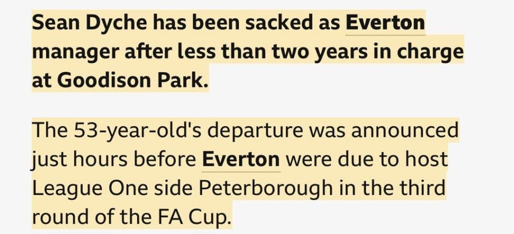 9th of January not dyces best day