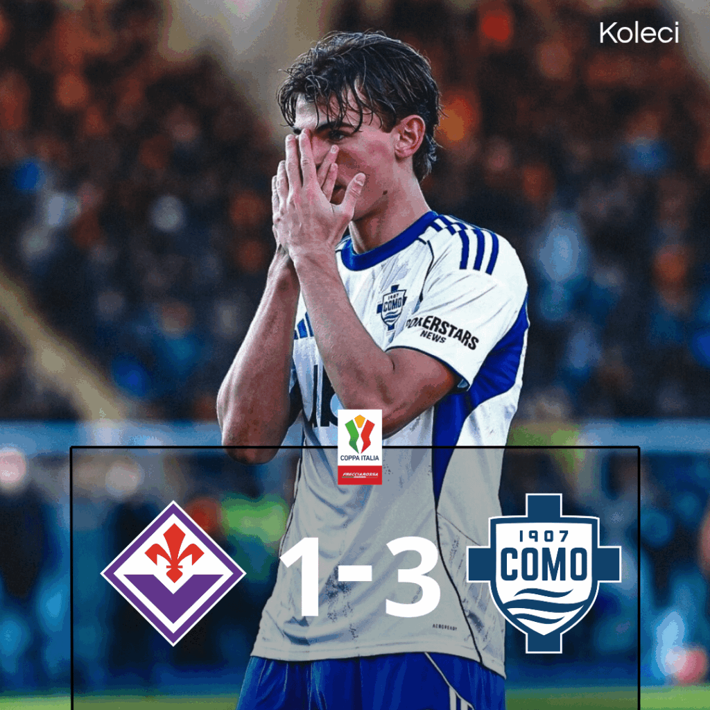 🔥Como beat Fiorentina and fly into the quarter finals.