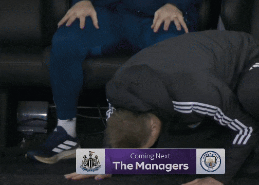 Guardiola reaction after FT. What happened, is this response to our fans or?