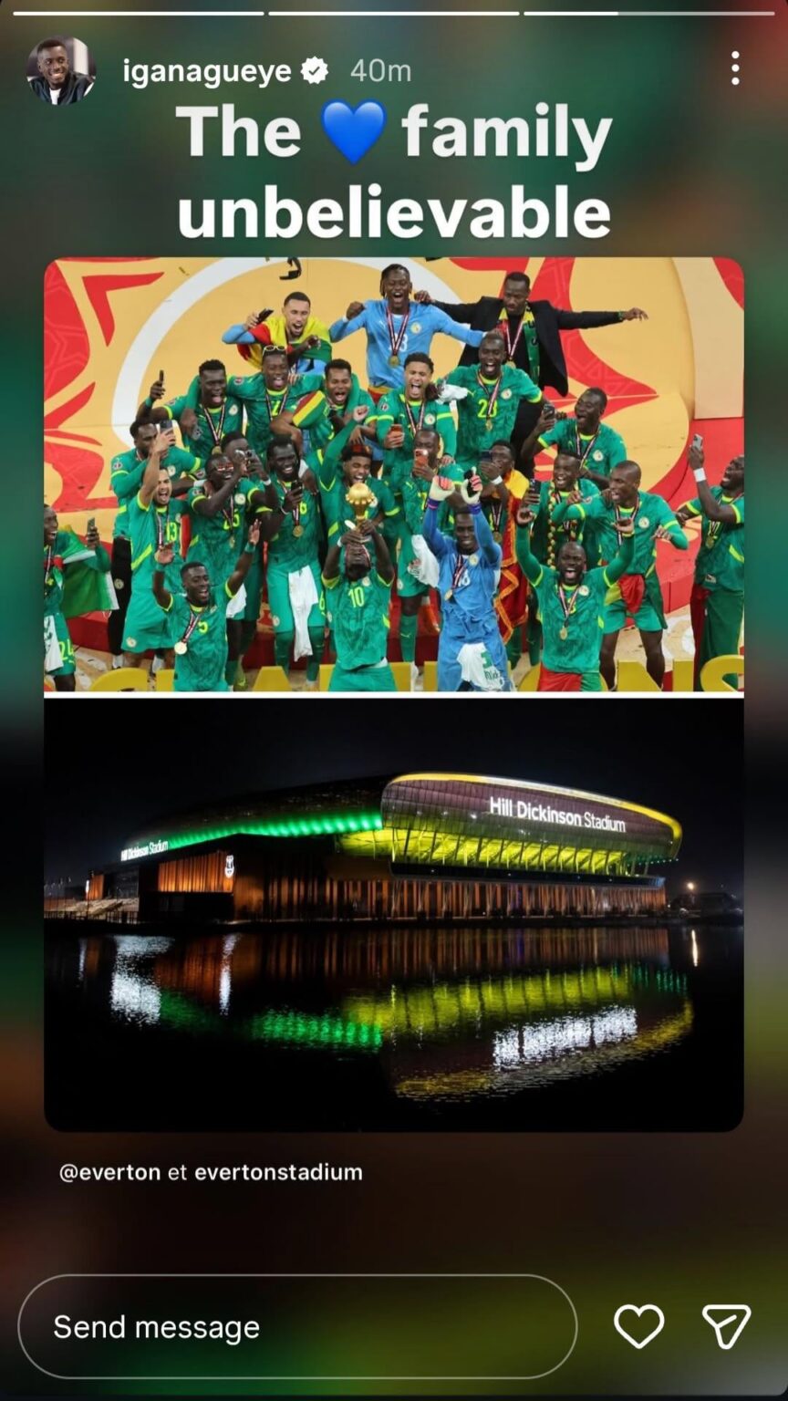 Idrissa Gana Gueye on Instagram