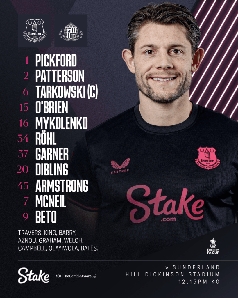 Your Toffees to face Sunderland!