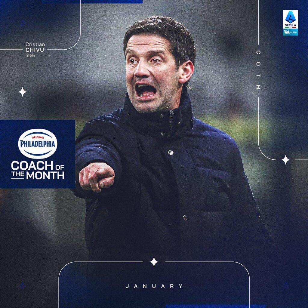 Cristian Chivu è di nuovo il COTM, questa volta di gennaio👔✨
