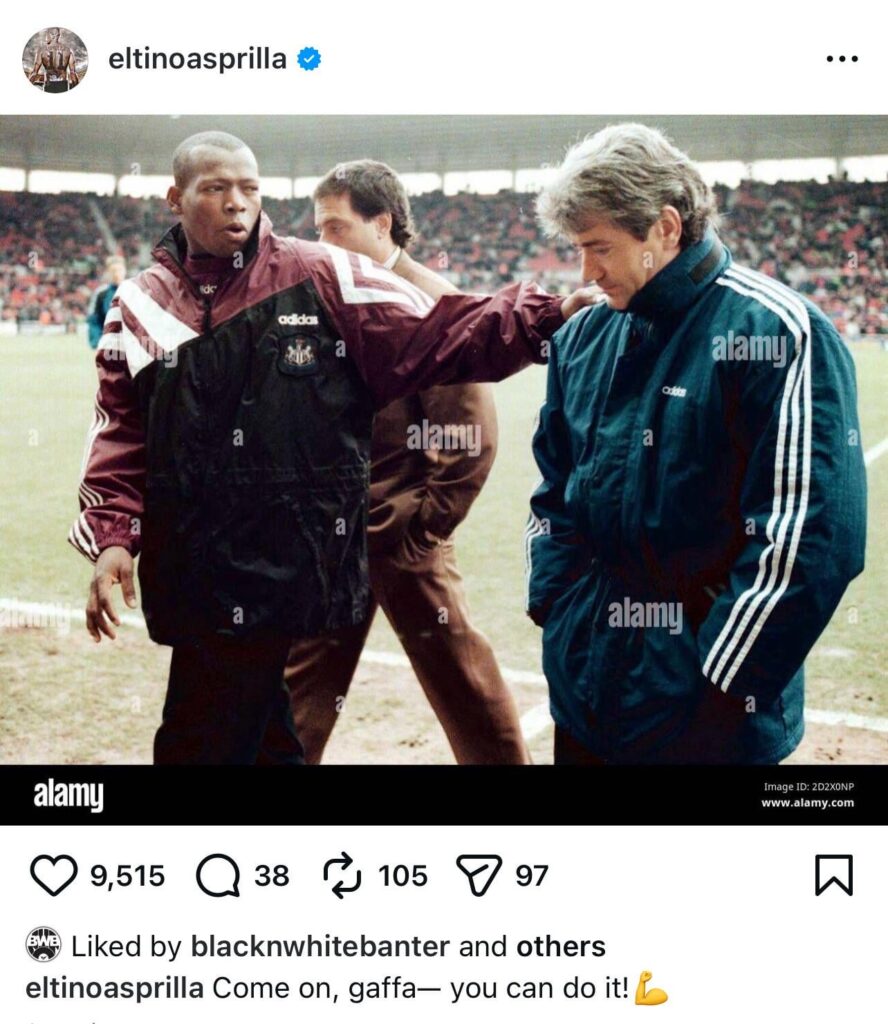 Tino on Insta to king Kev 👑🫶