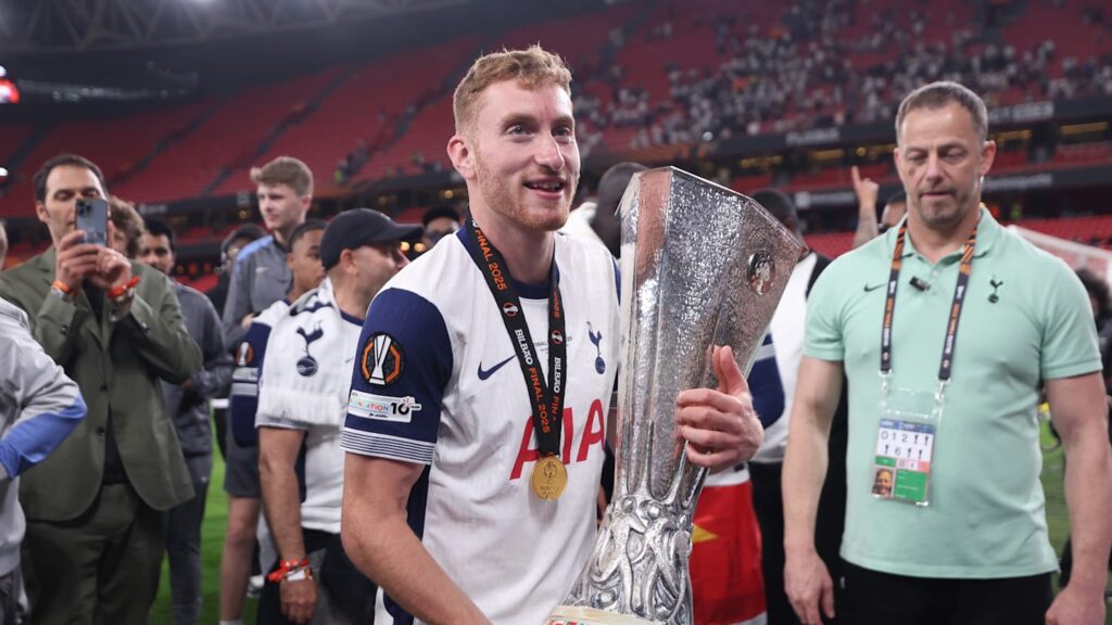 Tottenham finally have a positive Dejan Kulusevski injury update Tottenham Hotspur v Manchester United - UEFA Europa League Final 2025