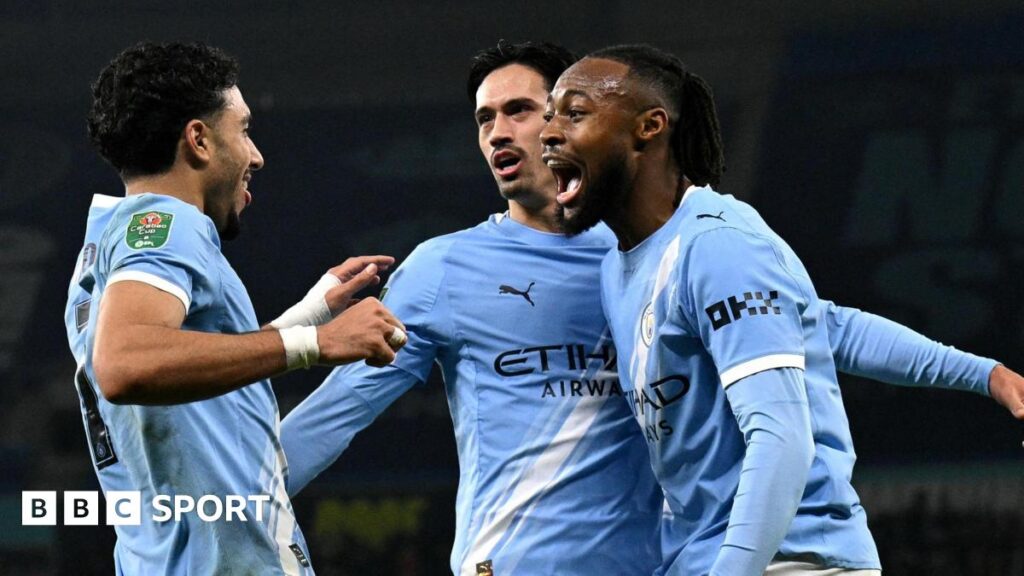 Man City 3-1 Newcastle: Pep Guardiola's side set up EFL Cup final with Arsenal