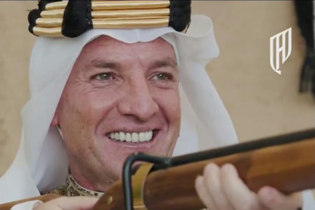 "Going somewhere Dermot?"