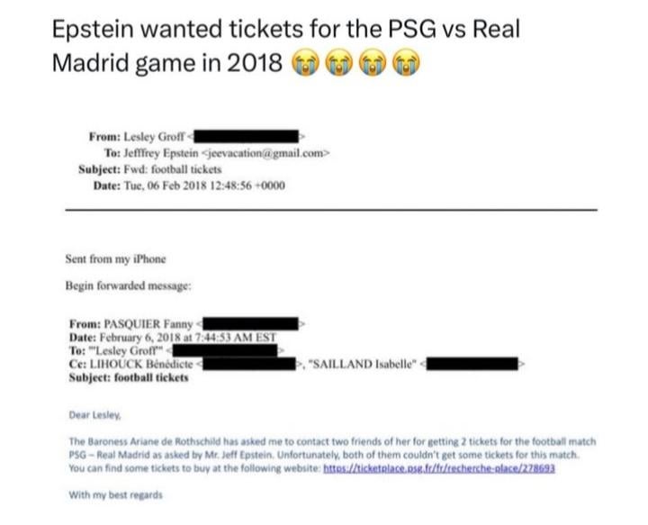 PSG are in Epstein files too 😭