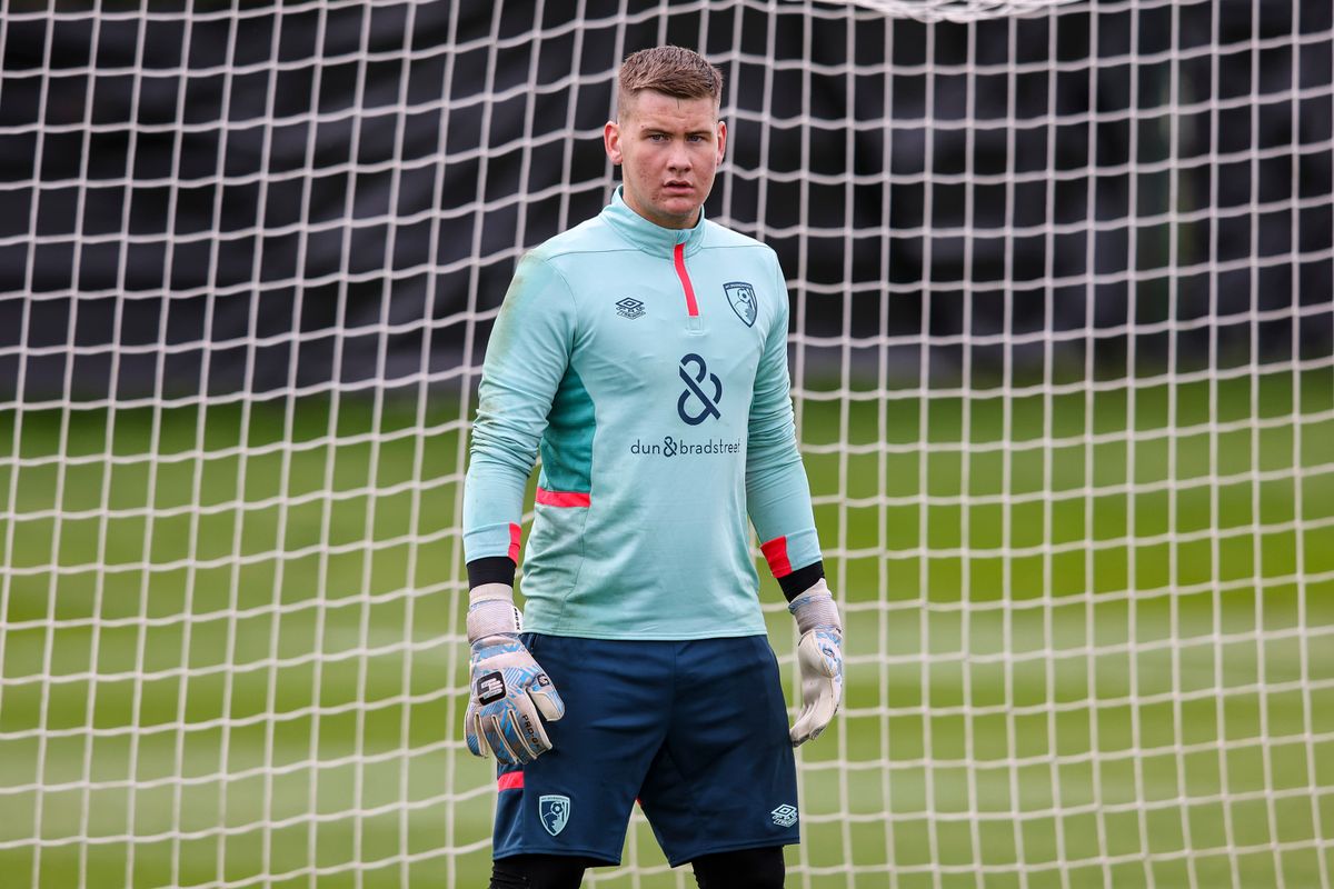 Callan McKenna of Bournemouth during a training session at Vitality Stadium