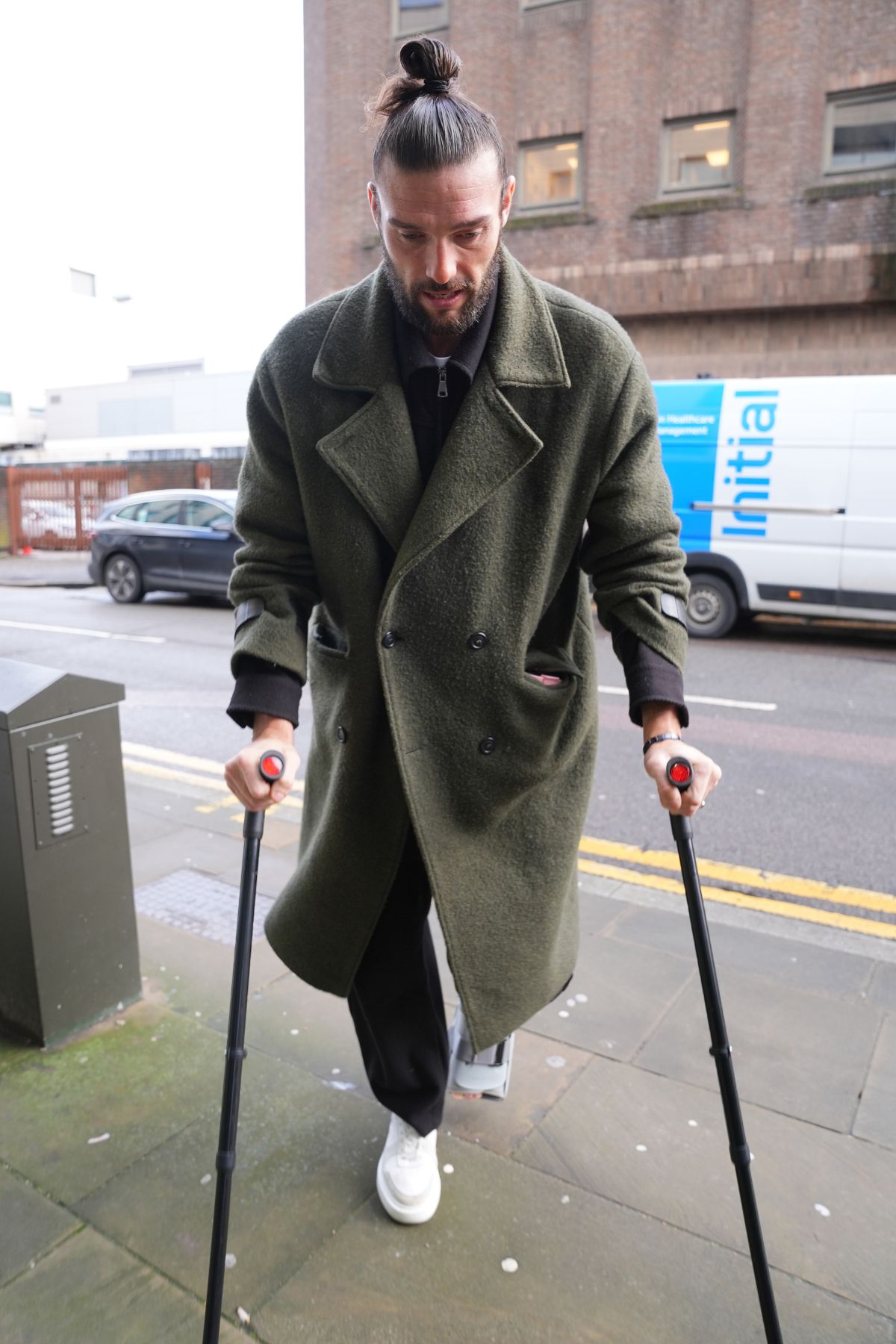Former England footballer Andy Carroll arriving at Chelmsford Magistrates' Court, Essex, where he is accused of breaching a non-molestation order. 