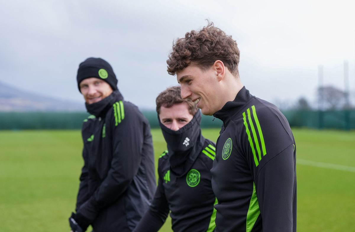 Arne Engels in training on Tuesday