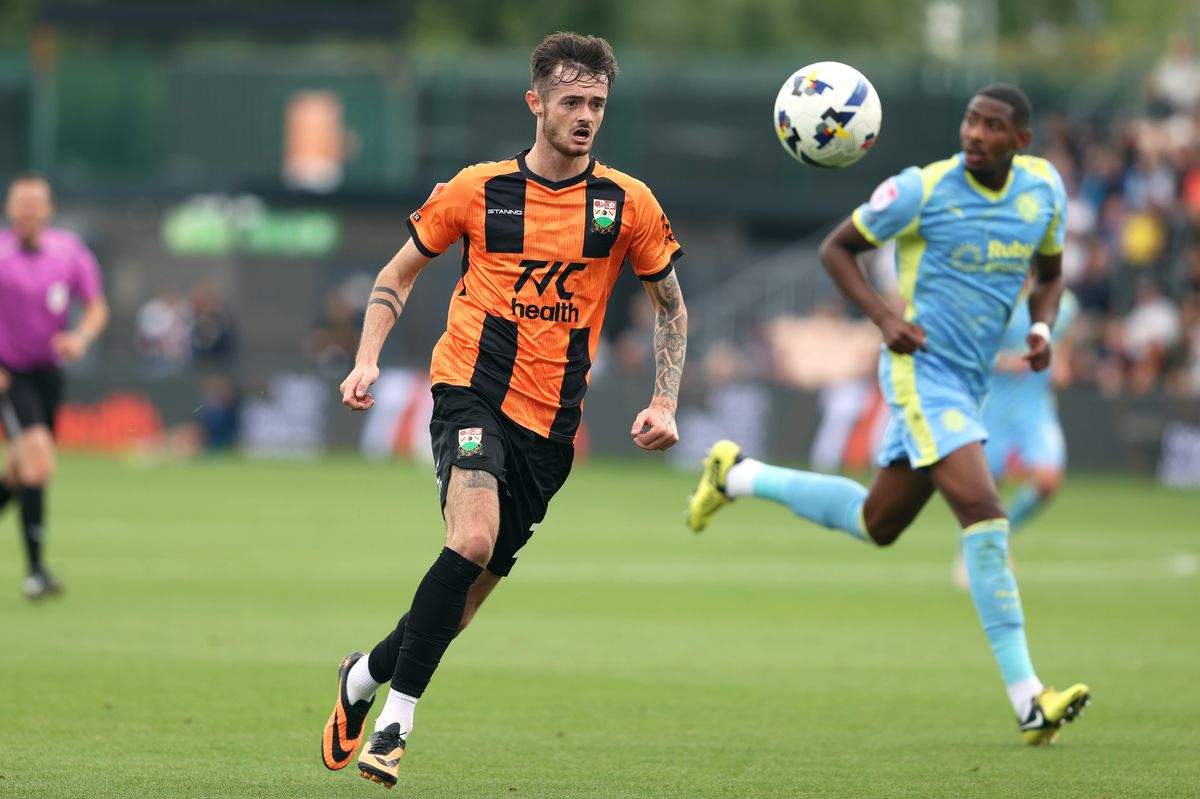 BARNET, ENGLAND - AUGUST 2: Joe Hugill of Barnet during the Sky Bet League Two match between Barnet FC and Fleetwood Town at The Hive on August 2, 2025 in Barnet, England. (Photo by Mark Leech/Offside/Offside via Getty Images)