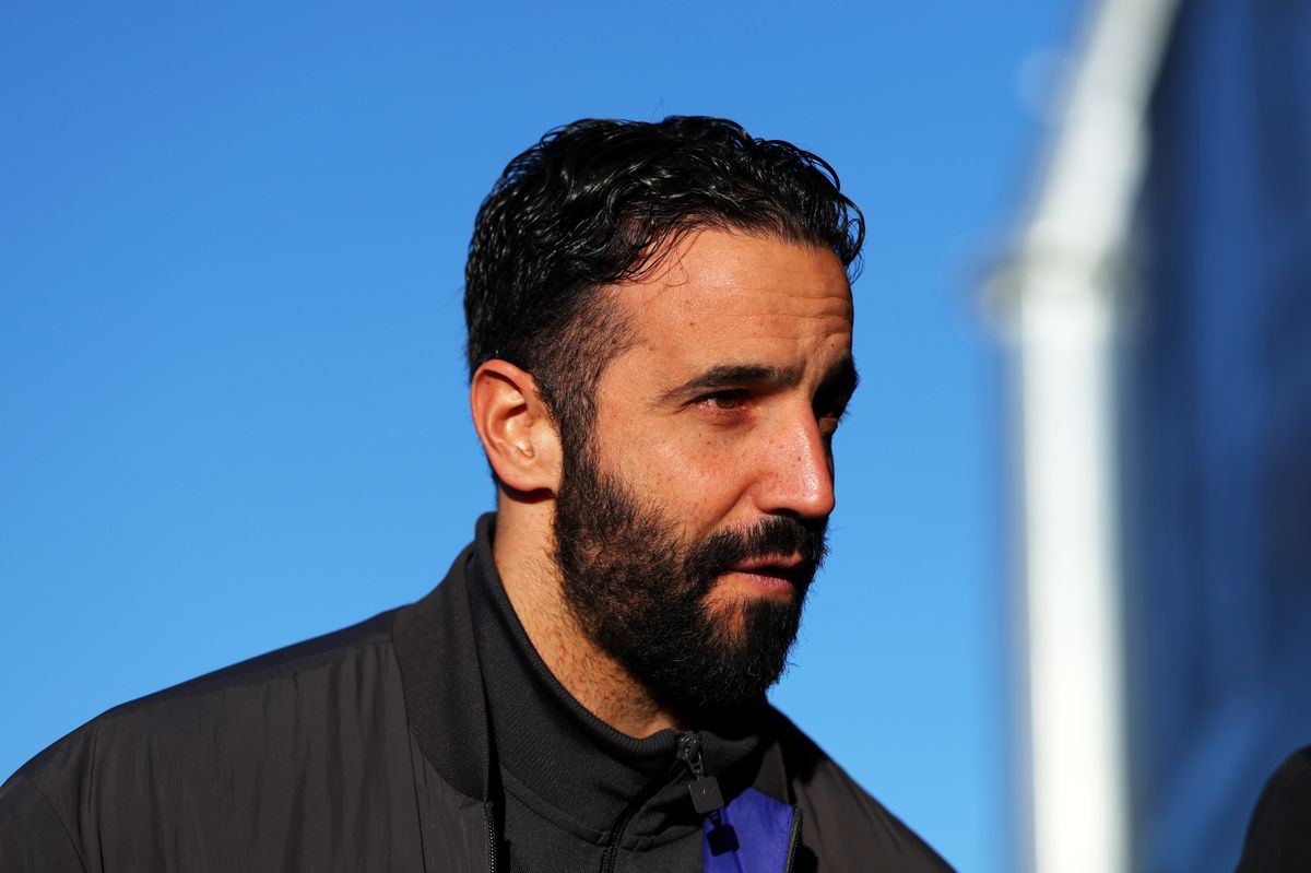 Ruben Amorim, Manager of Manchester United, arrives at the stadium prior to the Premier League match between Leeds United and Manchester United at Elland Road on January 04, 2026 in Leeds, England. 