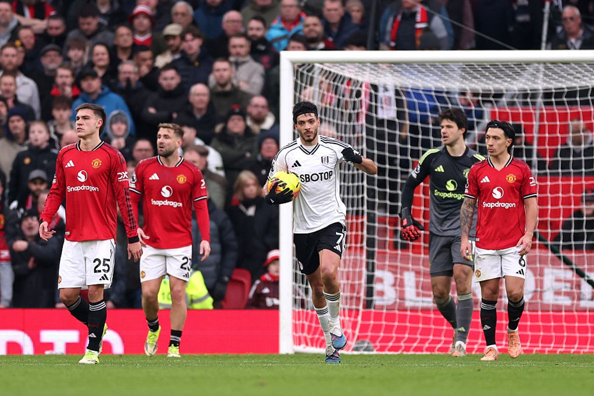  Raul Jimenez of Fulham celebrates scoring