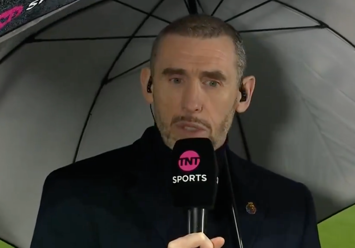 Martin Keown speaking on TNT Sports