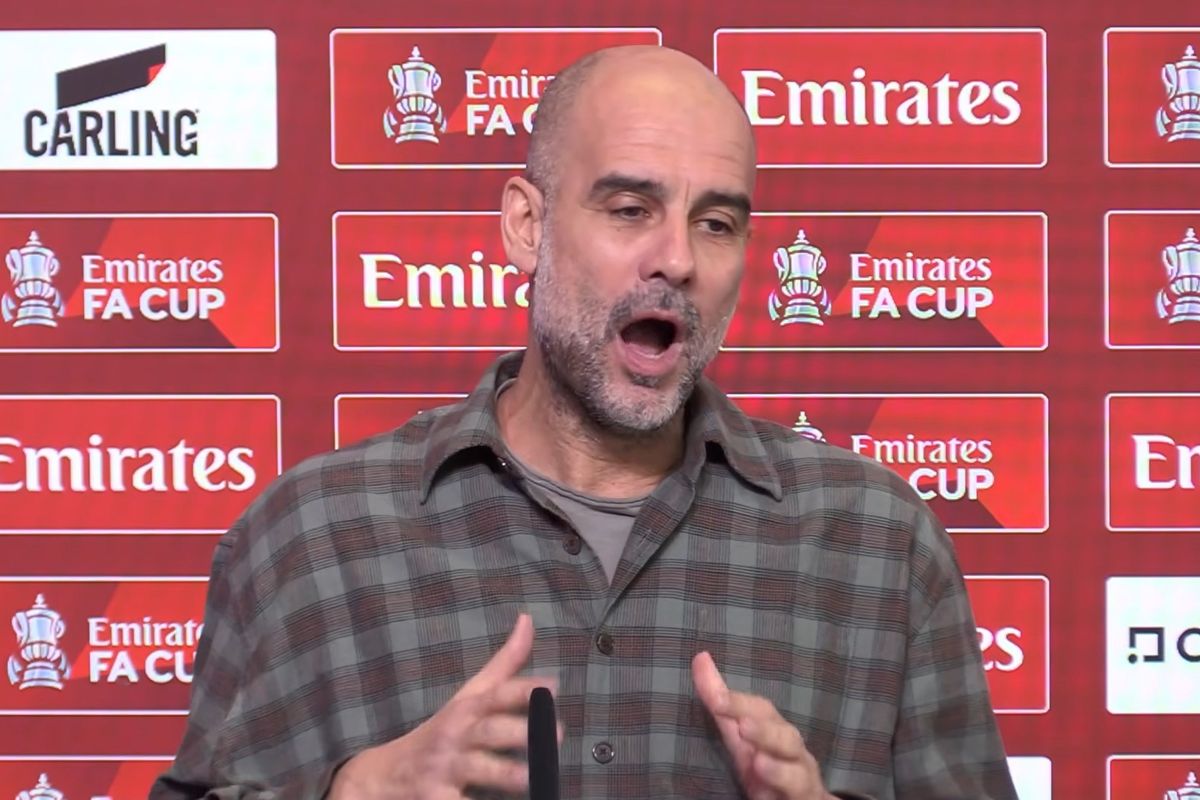 Pep Guardiola sent a firm message to Mikel Arteta